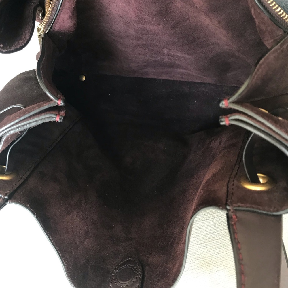 Coach 1941 Harmony Burgundy Oxblood Hobo with Gold Hardware & Rogue Hangtag - Picture 9 of 14